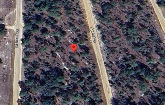 April Ave lot on a Dirt Road. Mobile Home and Tent-Camping Friendly.